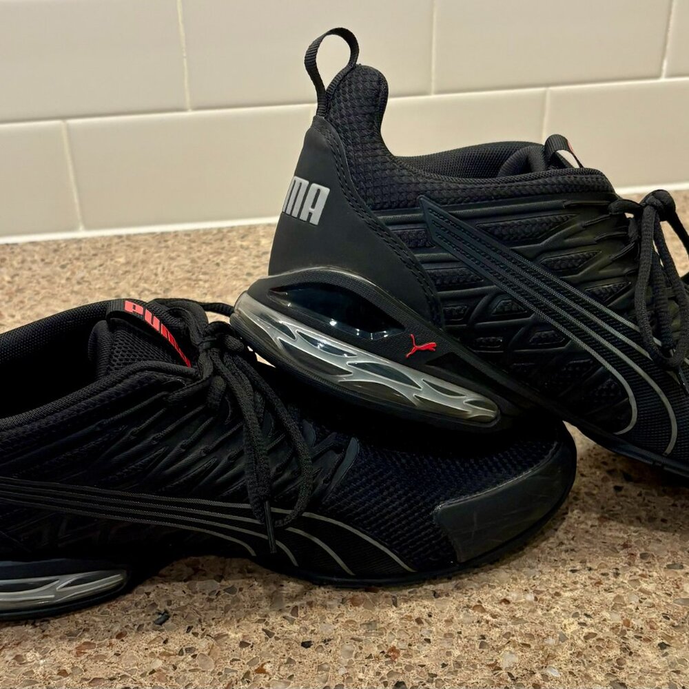 Mens Puma Voltaic Evo Running Shoe w/Softfoam - Black Size 10M - Picture 6 of 11